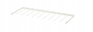 Vešiaky - Ikea Boaxel Pants Hanger, biely, 80 cm