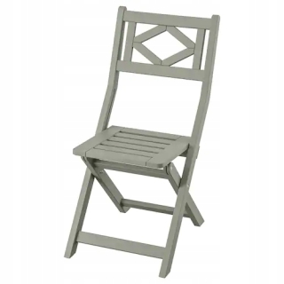 Kancelárska stolička, kreslo - Ikea Bondholmen Garden Stoličky skladanie sivej šedej farby