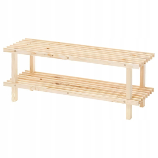 Lavica, taburetka do predsiene - Ikea bovixon topánka borovicová borovica vyrobená z masívneho dreva