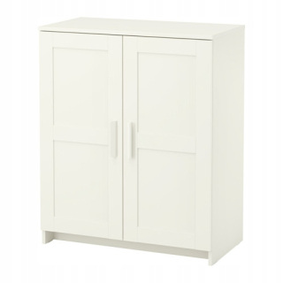 Komoda do študenskej izby - Ikea Brimne Dovers s dverami biela 78x95