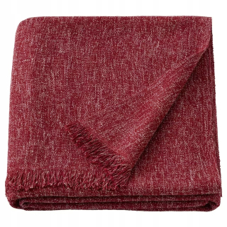 Prikrývka, prehozy na posteľ - Ikea crossbana Red Plaid Bedspread 130x170 cm