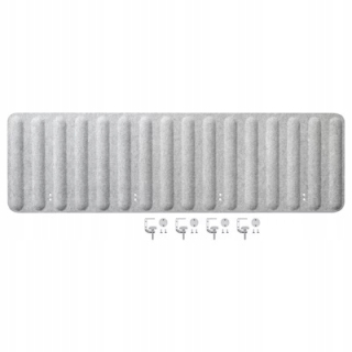 Stena ikea eilil pre stôl, šedá 160x48 cm