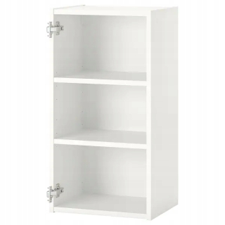 Skrinka do kúpeľne - Ikea vylepšená zavesená skrinka s bielym 40x30x75 cm