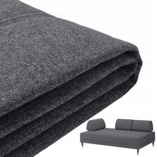Chrániče na nábytok - Ikea flotte mäkká krycia pohovka pohovka šedá 120c