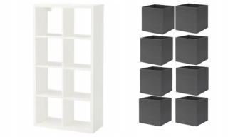 Úložný regál, polica do izby - Scandinavian Footrest pre pohovku Gloria, Pouf