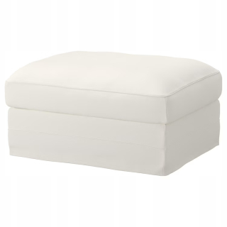Ikea Gronlid Footrest s úložným priestorom vložené biele