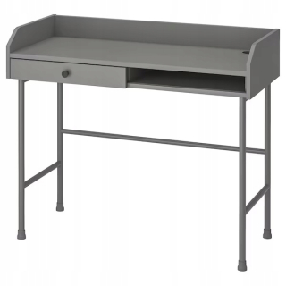 Kancelársky stôl - Ikea hauga stoly sivé 100x45 cm