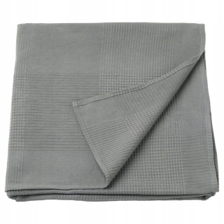Prikrývka, prehozy na posteľ - Ikea Indira Bedspread 230x250 cm šedá