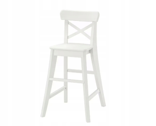 Detská stolička - Detská stolička Ikea Ingolf, White, 77 cm
