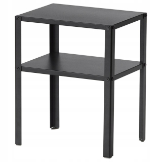 Nočný stolík - Ikea Knarrrevik čierna čierna tabuľka 37x28x45