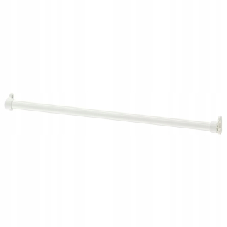 Vešiaková tyč do skrine - Ikea kompliment bielej tyče 75 cm pax