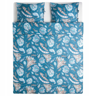 Kompletný set posteľných obliečok - Ikea Kryddsalvia sada podstielky 200x200 posteľná bielizeň