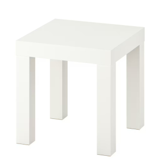 Konferenčný stolík do obývačky - Ikea chýba lavica konferenčný stolík 35x35 cm biela