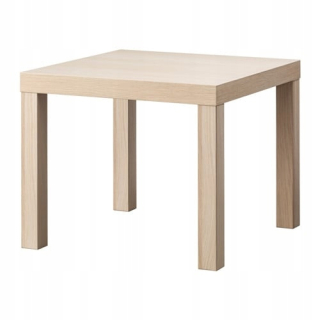 Konferenčný stolík do obývačky - Ikea nedostatok tabuľky 55x55 cm konferenčný stolík lavica dub