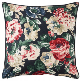 Obliečka na vankúš - Ikea Leikna Pillowcase, čierna, viacfarebná, 50x50 cm