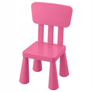 Detská stolička - Detská stolička Ikea Mammut Pink