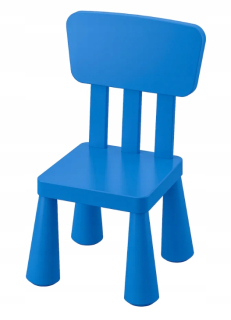 Detská stolička - Ikea mammut detská stolička modrá
