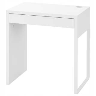 Kancelársky stôl - Ikea Micke Desk 73x50x75 cm s bielym zásuvkou