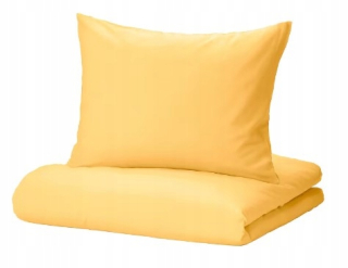 Kompletný set posteľných obliečok - Ikea nattsvarmare sada podstielky 200x200 žltá