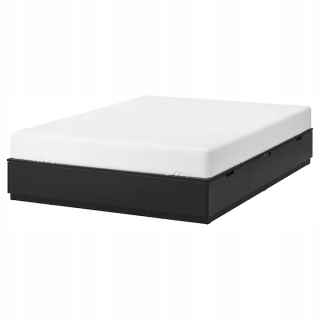 Ikea Nordli Zásuvka na snímku postele 140x200cm antracit