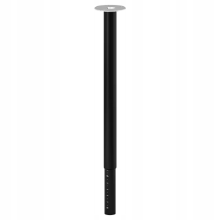Nábytkové nožičky - Nastaviteľná noha Ikea Olov, čierna 60-90 cm