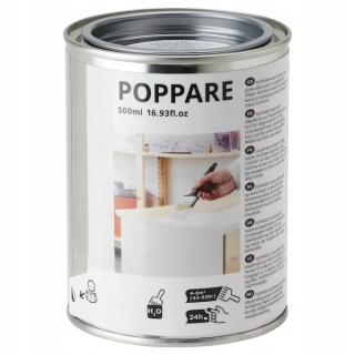 Nábytok Ikea Poppare, biela