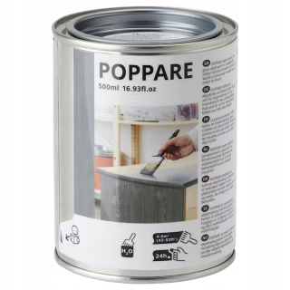 Nábytok Ikea Poppare, šedá