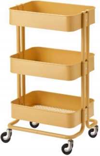 Kuchynský vozík - Ikea Rascog Kitchen Trolley Table žltý bar