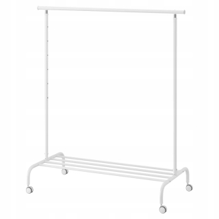 Vešiaky - Ikea Rigga biely odev vešiak