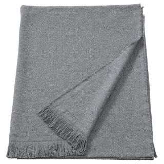 Prikrývka, prehozy na posteľ - Ikea ronnbarsmal Plad 130x170 cm šedá