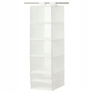 Podložka, organizér do zásuvky - Ikea Skabb Poličky so 6 oddielmi 35x45x125cm biela