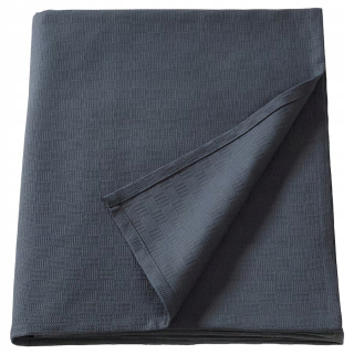 Prikrývka, prehozy na posteľ - Ikea stetenfromálna tmavo šedá posteľ 230x250 cm
