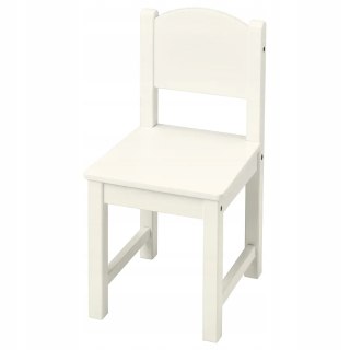 Detská stolička - Ikea sundvik biela stolička biela