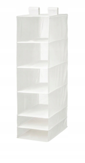 Polica do predsiene - Ikea Skubb Závesná polica x6 biela 35x45x125cm