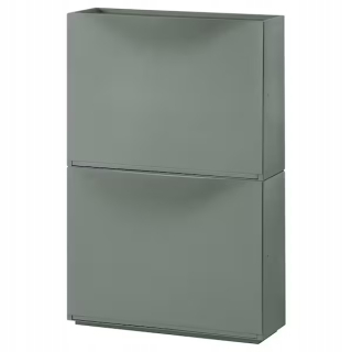 Botník do predsiene - Ikea Trones Shoe Cabinet 52x39 CM Gray -Green