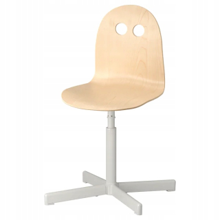 Stolička do detskej izby - Ikea Valfred Sibben Detská stolička Birch White