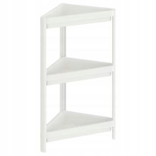 Regál, komoda do kúpeľne - Ikea Vesken Bial Corner Rack 33x33x71 cm