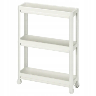 Regál, komoda do kúpeľne - Ikea Vesken Bial Trollem 54x18x71 cm