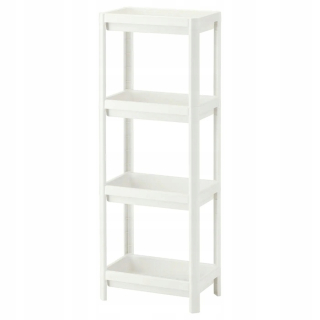 Kúpeľňová polica - Ikea Vesken White Poličky 37x23x101cm