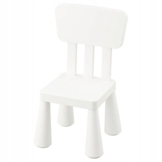Detská stolička - Ikea bezpečná stolička pre deti mammut biela