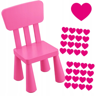 Detská stolička - Stolička ikea pre deti mammut Pink zadarmo
