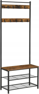 Vešiak do predsiene - Priemyselný bezplatný -Loft 70x32x175 cm