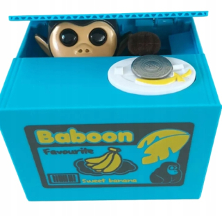 Pokladnička pre deti - Interactive Monkey Piggy Bank