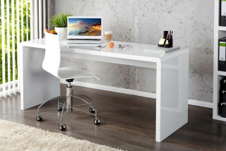 Toaletný stolík - Invicta Fast Trade Desk 140 cm biely - MDF