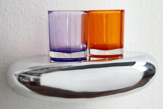 Toaletný stolík - Invicta Wall Poličky slzy 40 cm x 20 cm - Atlum