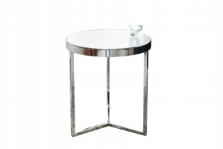 Toaletný stolík - Invicta Art Deco Table 50 cm Striebro - sklo, Met