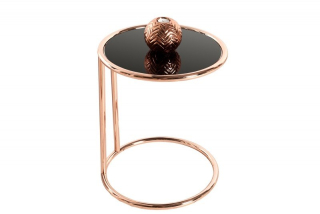 Toaletný stolík - Invicta Art Deco Coppers Table - Metal, Glass