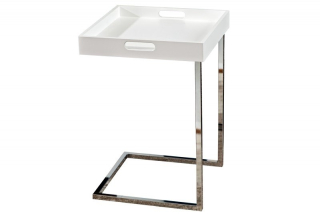 Toaletný stolík - Invicta Table Chiano White - odnímateľná doska, chi