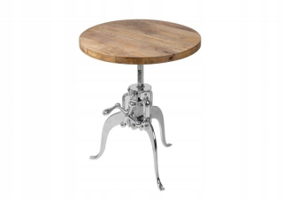 Invicta Table Industrial 45-62 cm mango - drevo
