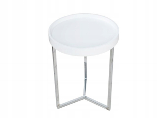 Invicta Modular 40 Table Biela - Chromow Base
